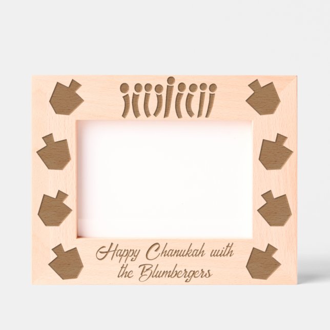Cadres Gravés Hanukkah Lights (Recto)