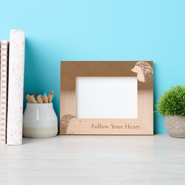 Cadres Gravés Hérisson Brown (Recto)