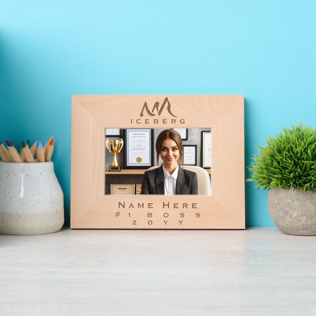 Cadres Gravés Image Iceberg Abstraite Inspirationnelle personnal (Créateur téléchargé)