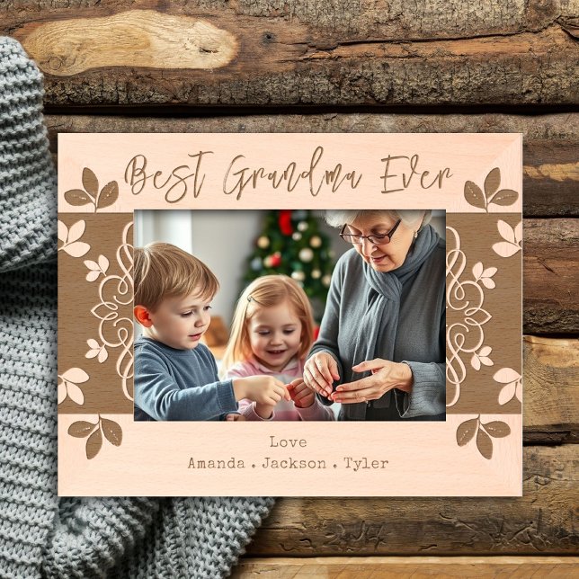 Cadres Gravés Joyeux Fêtes Nom de famille (Créateur téléchargé)