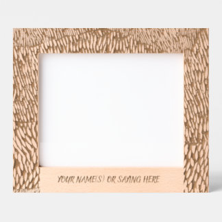 Cadres Gravés Laser de sciage gravé