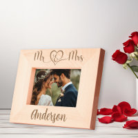 M. Mme Nom Mariage Newlyved