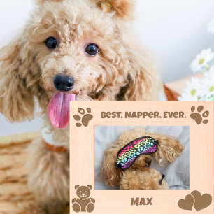 Cadres Gravés Meilleur Nappeur Jamais, Drôle Mignon Chien Person