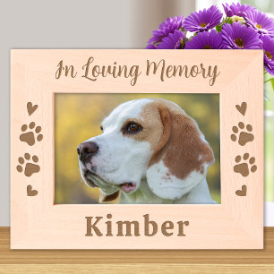 Cadres Gravés Mémorial pour animaux de compagnie dans Love Mémoi
