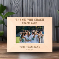 Merci Coach Nom de l'équipe Sports Keepsaké