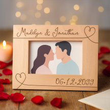 Minimal de coeur moderne Mariage Valentines Jour N