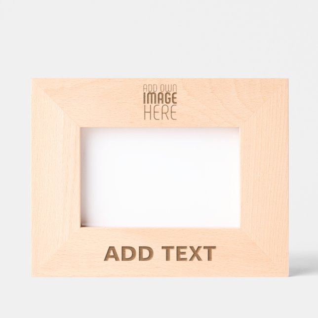 CADRES GRAVÉS MODÈLE DE TEXTE D'IMAGE BROWN SIMPLE MODERNE (Recto)