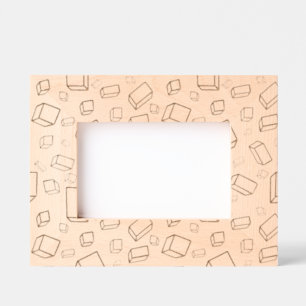 Cadres Gravés Motif de bloc carré mignon Photo pour enfants