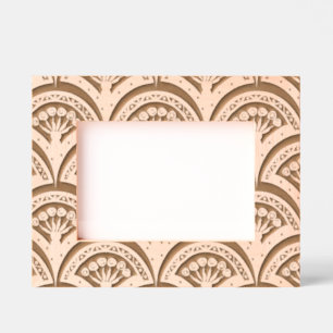 Cadres Gravés Motif en coquille de couleur pastel