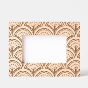 Cadres Gravés Motif en coquille de couleur pastel