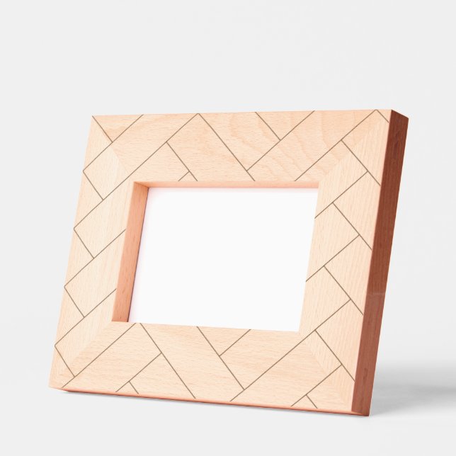 Cadres Gravés Motif Herringbone (Gauche)