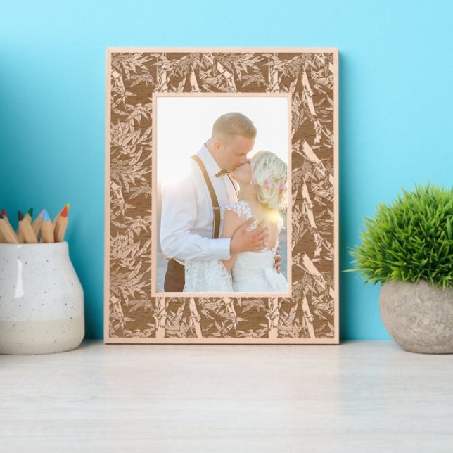 Cadres Gravés Motif japonais de feuillage en bambou (Créateur téléchargé)