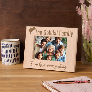 Cadres Gravés Nom de famille personnalisé simple et moderne, coe