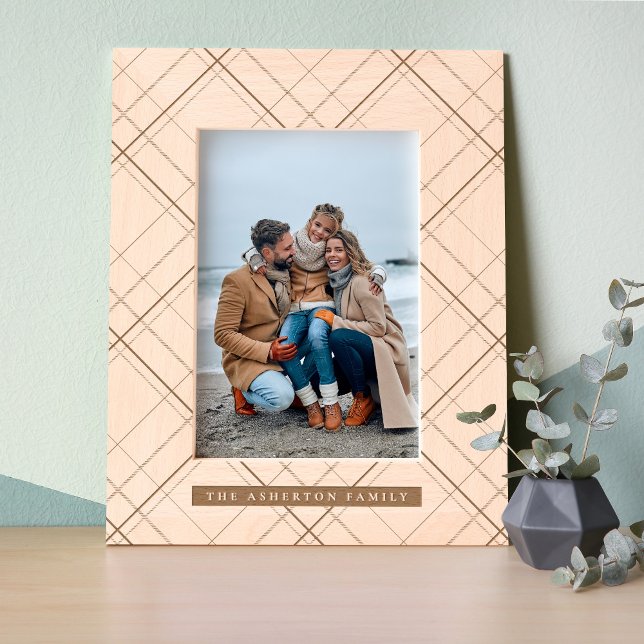 Cadres Gravés Nom de famille simple du motif (Créateur téléchargé)