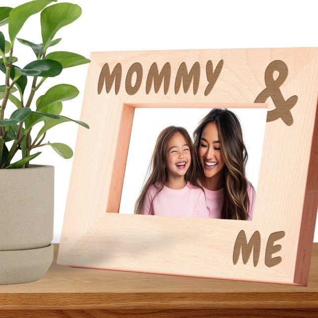 Cadres Gravés Nom et moi personnalisées Big and Bold (Personalized Big and Bold Name and Me Engraved Frames by Ricaso. Perfect gift for mommy )