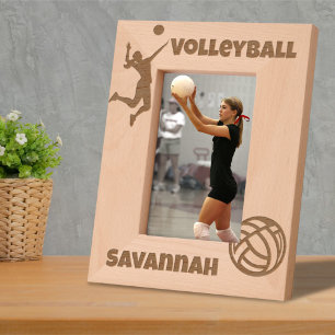 Cadres Gravés Nom personnalisé du joueur de volley-ball