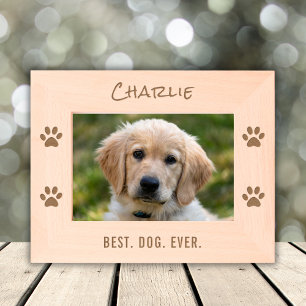 Cadres Gravés Nom personnalisé Texte Chien Maman Papa Animal de 