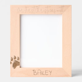 Cadres Gravés Personalized Photo Frame Dog 1st Christmas, 8x10"