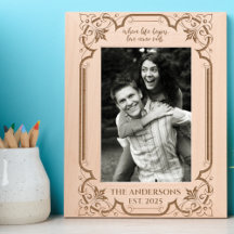 Photo de mémoire de famille de nom personnalisé un