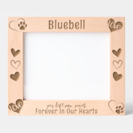 Cadres Gravés Pour toujours dans nos coeurs Pet Memorial