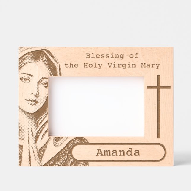 Cadres Gravés Sainte Vierge Marie (Recto)