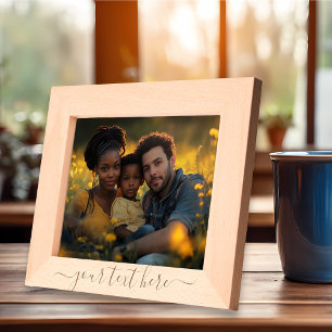 Cadres Gravés Script texte personnalisé