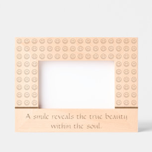 Cadres Gravés Smile - Un sourire révèle