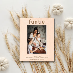 Cadres Gravés Tante drôle de Funtie Définition personnalisée