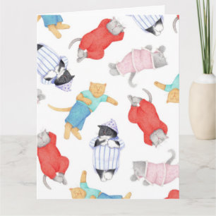 CADRES PAJAMAS Grande carte d'anniversaire