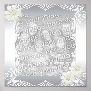 Cadres pour votre image de poster photo argent
