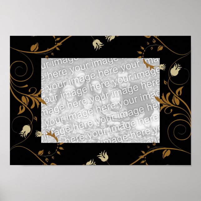 Cadres Pour Votre Photo Poster Image Black Gold (Devant)