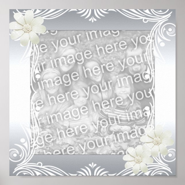 Cadres Pour Votre Photo Poster Image Silver (Devant)