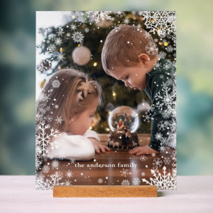 Cadres Snowflakes Photo personnalisée