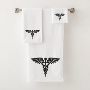 Caducée Médicale blanche