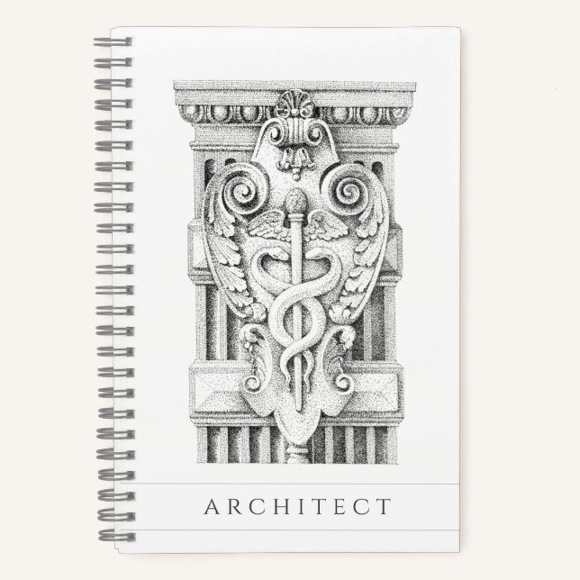 CADUCEUS 5,5x8,5 Carnet spiral (Recto)