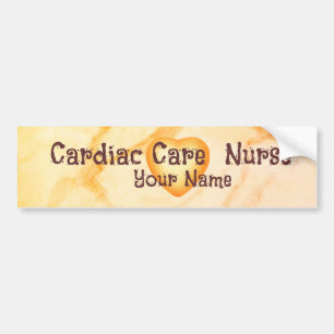 Caduceus Cardiac Care Nurse Autoaufkleber