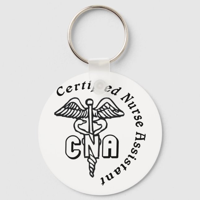 CADUCEUS CNA-ZERTIFIZIERTER KRANKENHILFE SCHLÜSSELANHÄNGER (Vorderseite)
