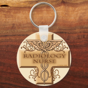 Caduceus cross Radiology Nurse Schlüsselanhänger