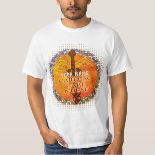 Caduceus custom Cardiac Care Nurse T - Shirt