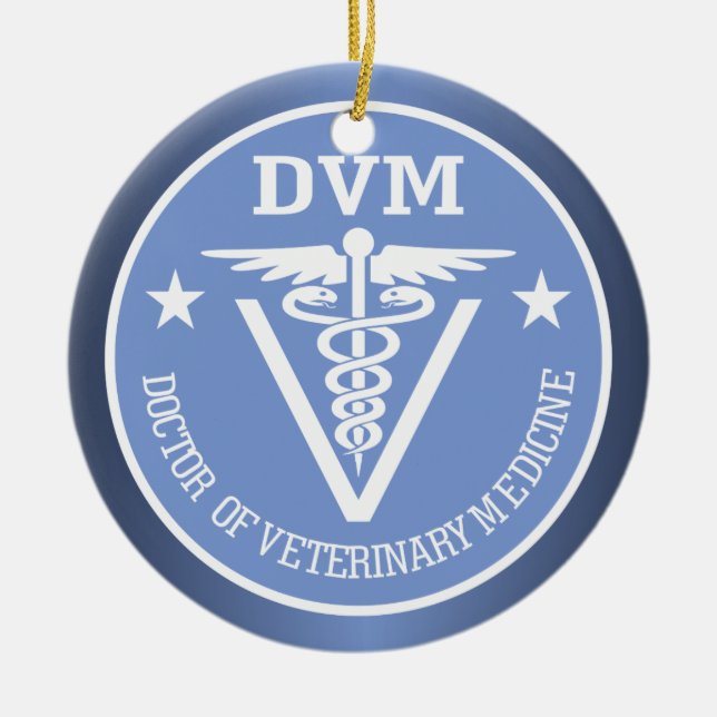 Caduceus DVM 2 Keramikornament (Vorne)