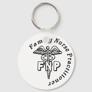 CADUCEUS FNP FAMILY NURSE PRACTITIONER SCHLÜSSELANHÄNGER