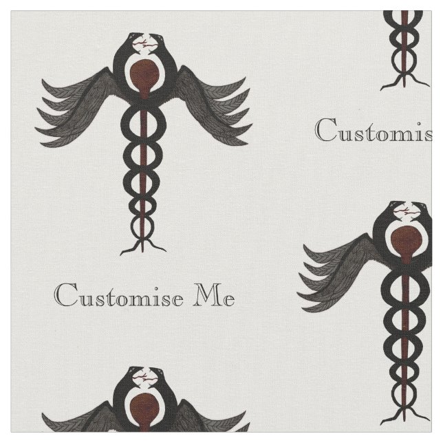 Caduceus (gemildert) stoff (Nahaufnahme)