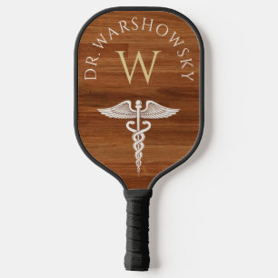 Caduceus   Geschenk für Ärzte, Krankenpfleger, med Pickleball Schläger