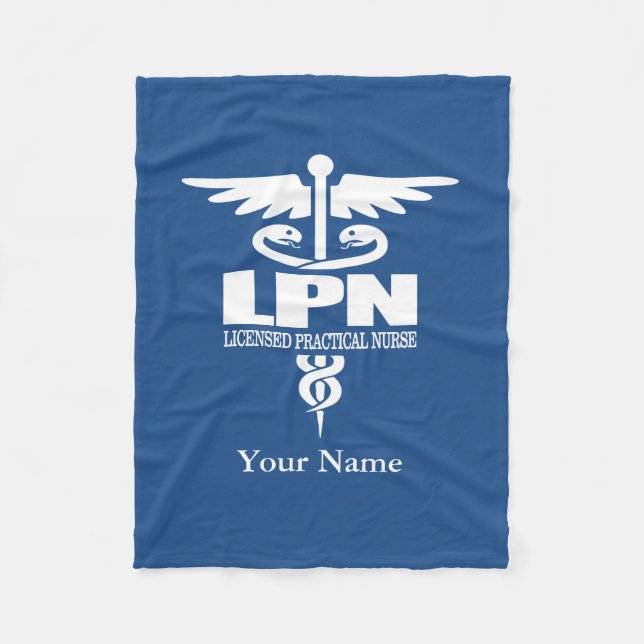 Caduceus LPN Geschenkideen Fleecedecke (Vorderseite)