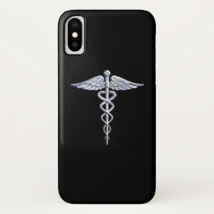 Caduceus Medical Symbol auf schwarz title_seo2