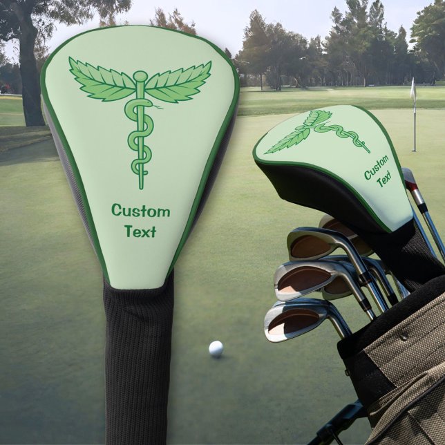 Caduceus mit Blätter Golf Headcover (Von Creator hochgeladen)