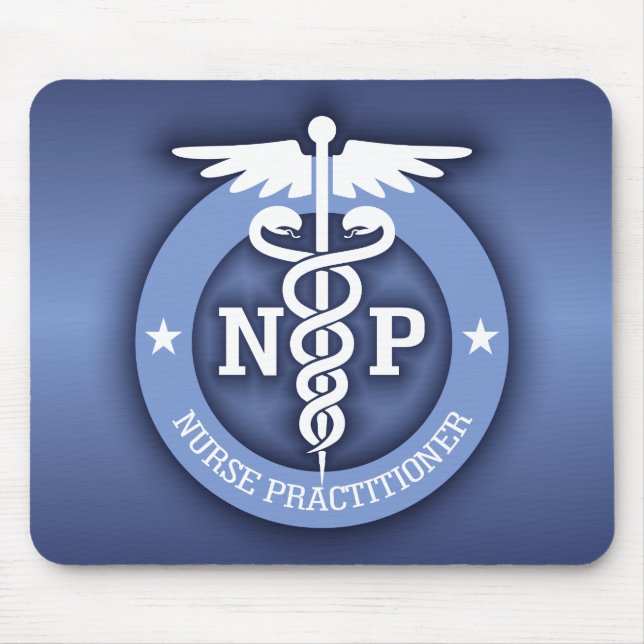 Caduceus NP (blau) Mousepad (Vorne)