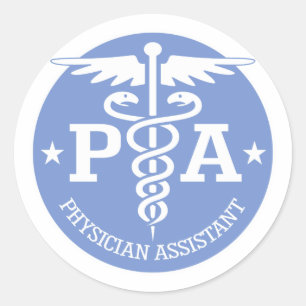 Caduceus PA2-Geschenkideen Runder Aufkleber