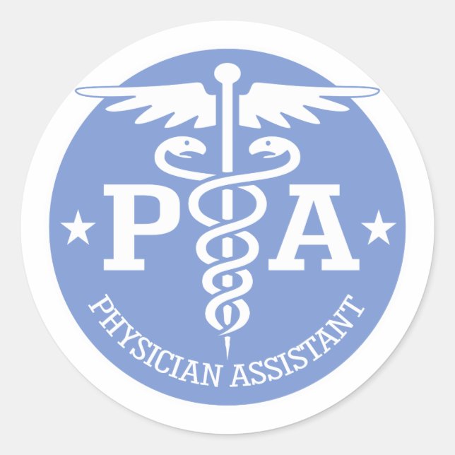 Caduceus PA2-Geschenkideen Runder Aufkleber (Vorderseite)