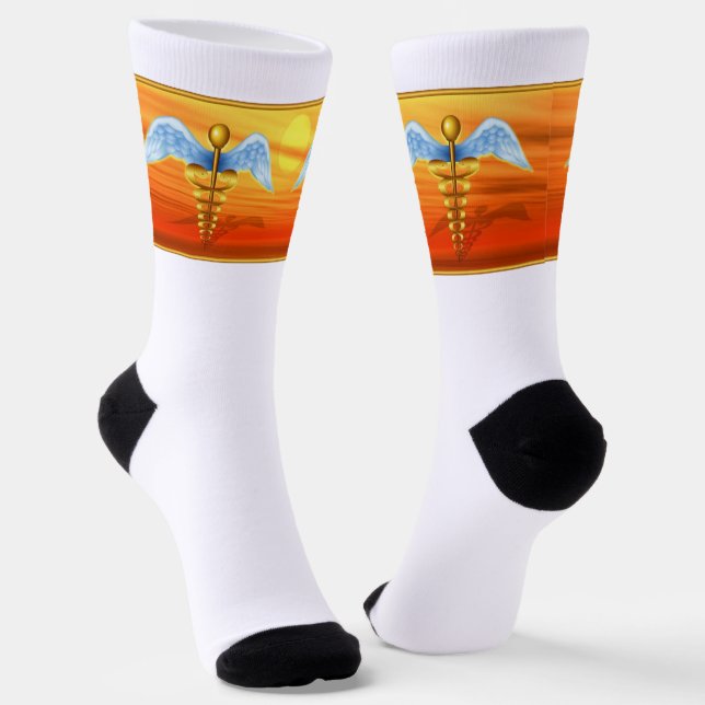 Caduceus Socken (Gewinkelt)